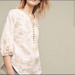 Anthropologie Floreat Tunic